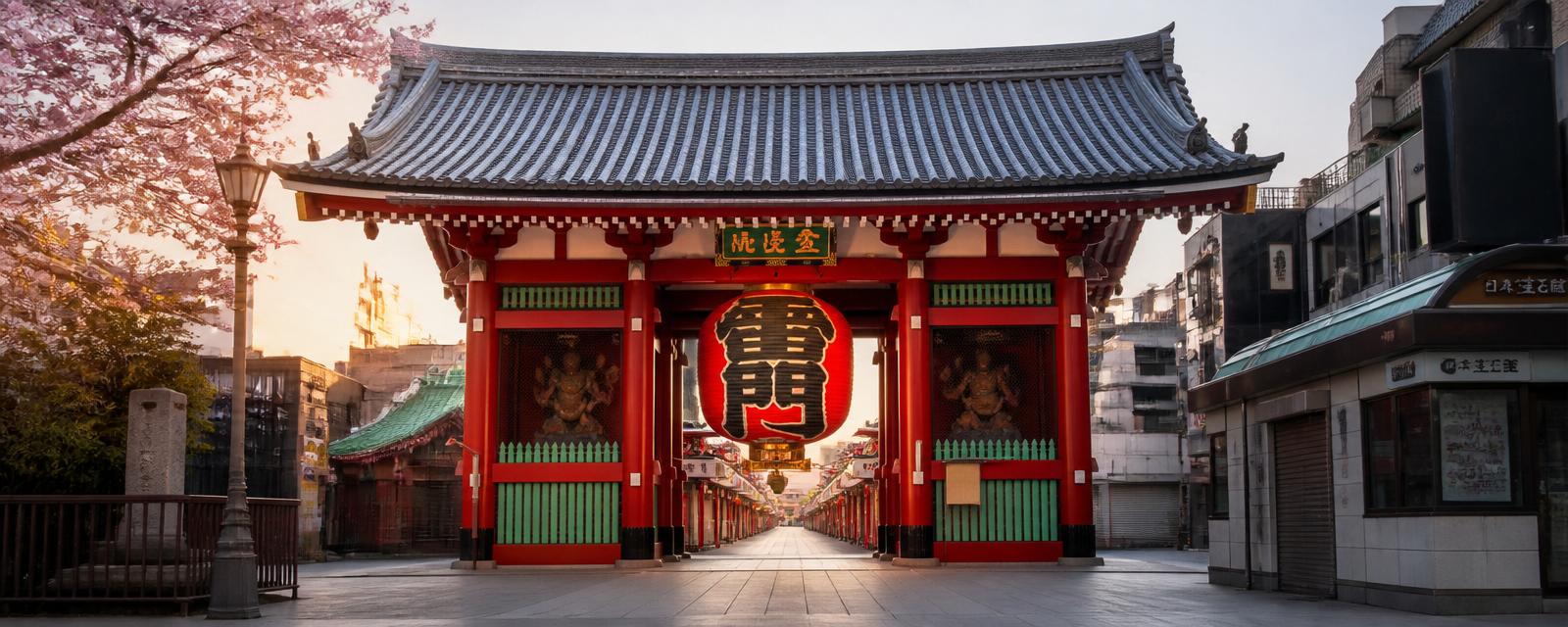 Sensoji temple gate near Kai Concept